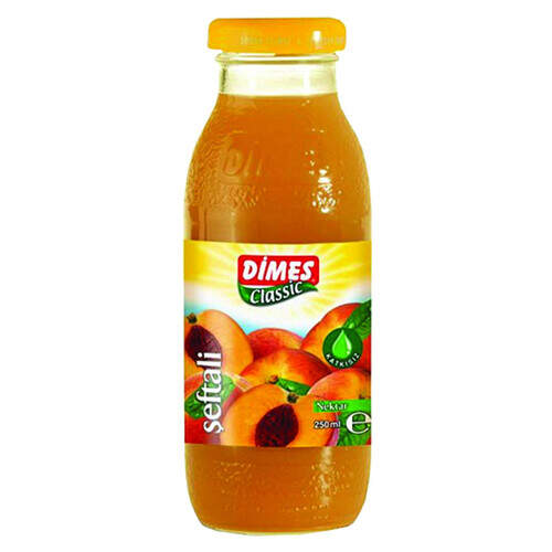 Dimes  Şeftali Nektari Şişe 250 Ml.