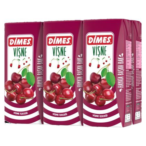 Dimes Meyve Suyu Vişne 6*200 Ml