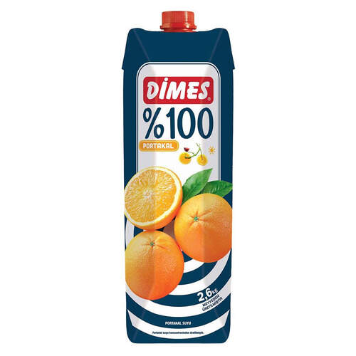 Dimes Premium Meyve Suyu %100 Portakal 1 Lt.