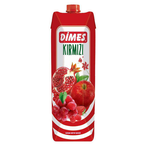 Dimes Meyve Suyu Kırmızı Meyve 1 Lt.