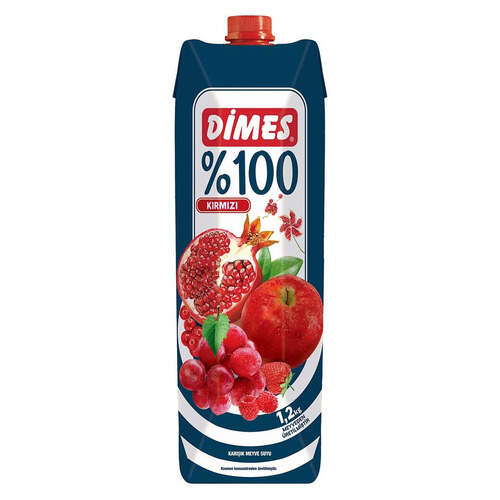 Dimes Premium Meyve Suyu %100 Karışık 1 Lt.