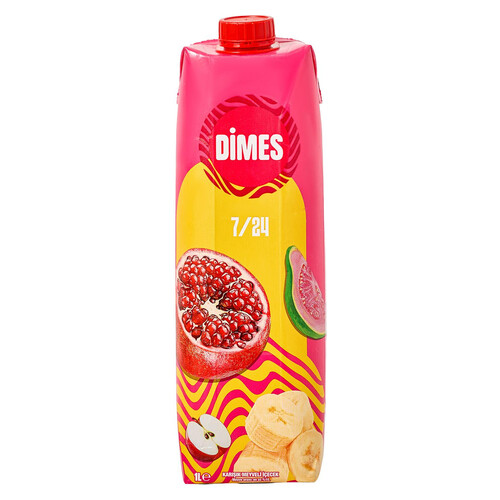 Dimes Meyve Suyu 7/24 Tahıllı 1 Lt.