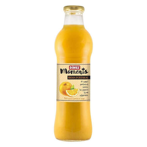 Dimes Sıkma Portakal Cam Şişe 700 Ml.