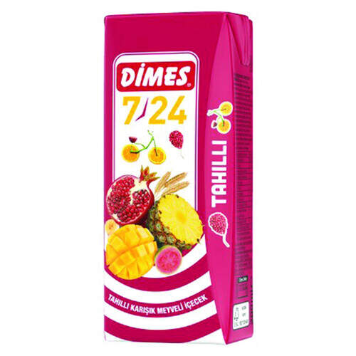 Dimes Meyve Suyu 7/24 Tahıllı 200 Ml.