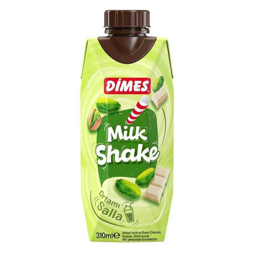 Dimes Mılk Shake Fıstıklı Beyaz Cıkolatalı 310 Ml