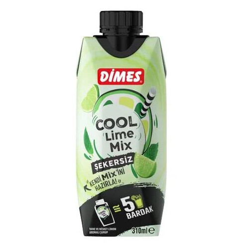 Dimes Cool Lime Şekersiz 310 Ml