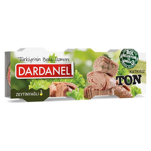 Dardanel Ton Zeytinyağlı 3'lü 80 Gr.