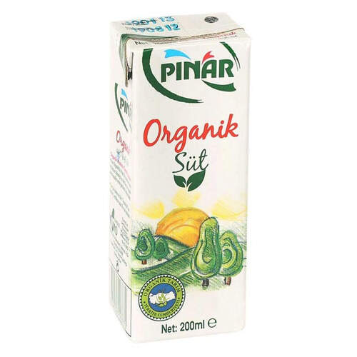 Pınar Organik Süt 200 Ml.