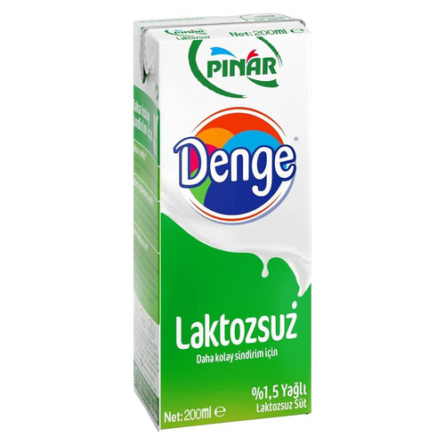 Pınar Süt Denge Laktozsuz 200 Ml
