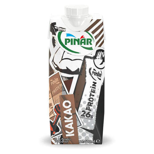 Pınar Protein Kakaolu Süt 500 Ml.