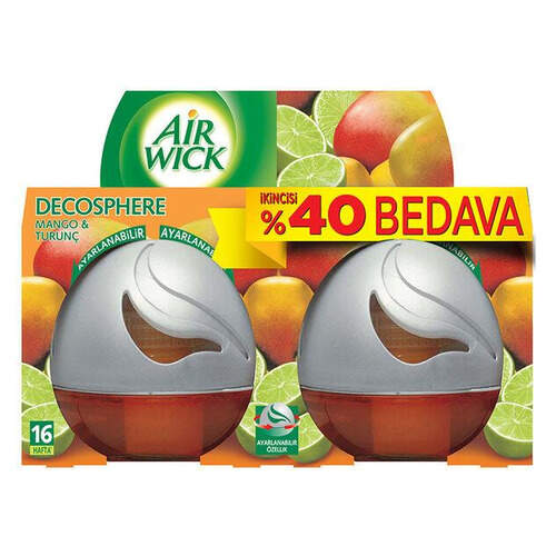 Airwick Decosphere Mango Turunçgil 2'li 75 Ml.