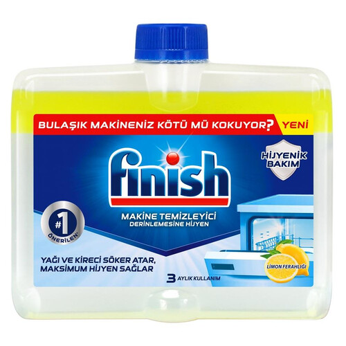 Finish Limon Kokulu Makina Temizleme 250 Ml.