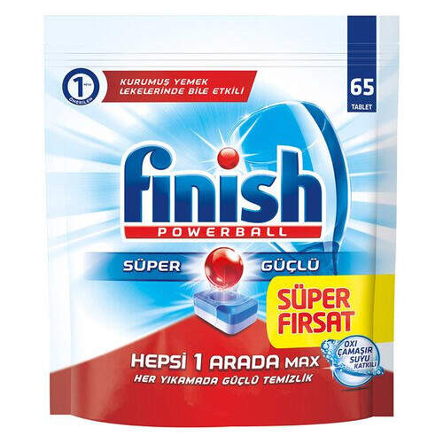Finish Hepsi Bir Arada Oxi Limon 65'li Tablet