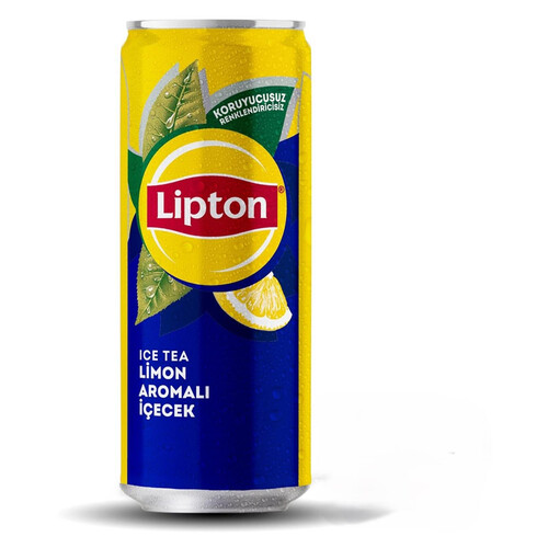 Lipton İce Tea Limonlu Gazlı İçecek 330 Ml