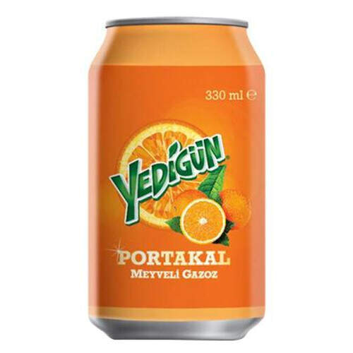 Yedigün Portakal Teneke Kutu 330 Ml.
