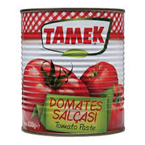 Tamek Domates Salçası Teneke 830 Gr.