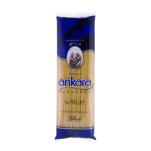 Ankara Makarna Klasik Yassı Spagetti 500 Gr.