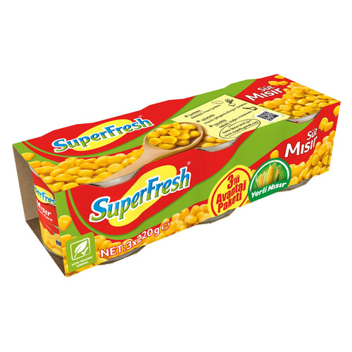 Süper Fresh Mısır 3*220 Gr.