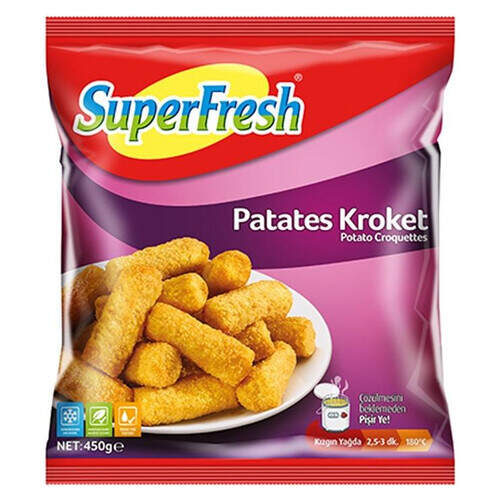 Super Fresh Parmak Patates Kroket 450 Gr.