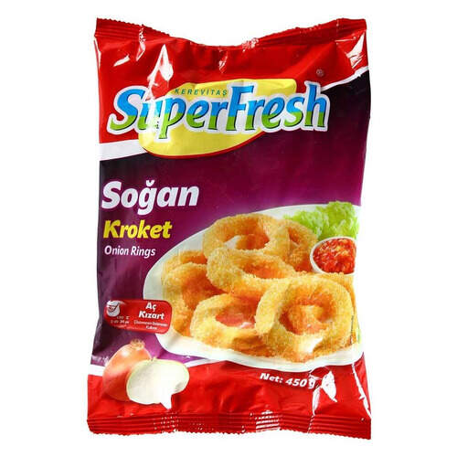 Super Fresh Soğan Halkası 20x450 Gr.