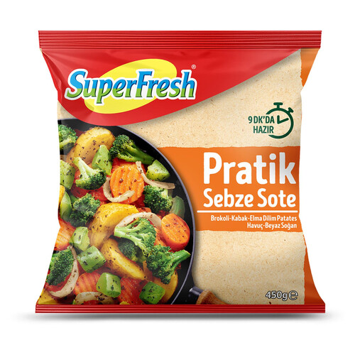 Super Fresh Frulove Pratik Sebze Sote Mix 450 Gr