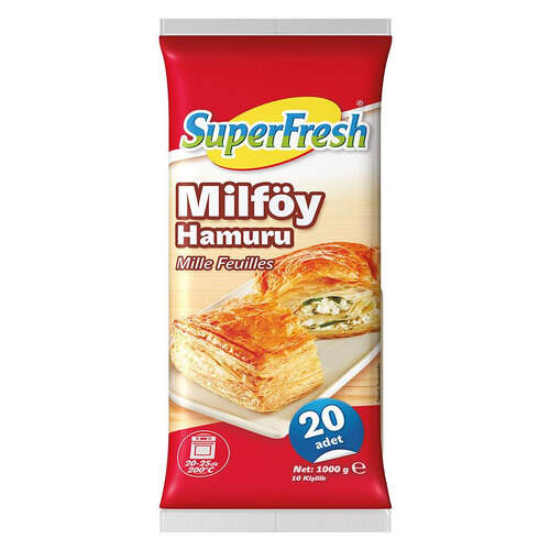 Super Fresh Milföy Hamuru 1000 Gr.