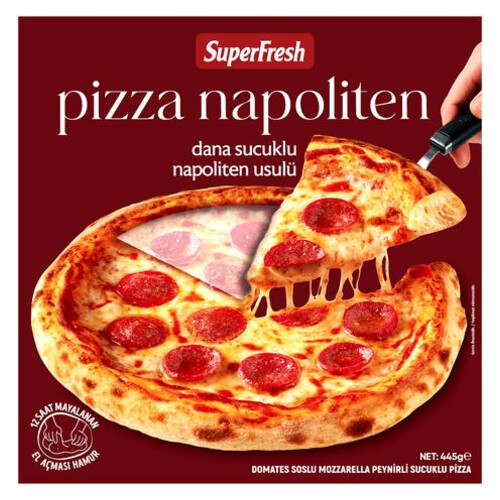 Super Fresh Pizza Napoliten Dana Sucuklu 445 Gr