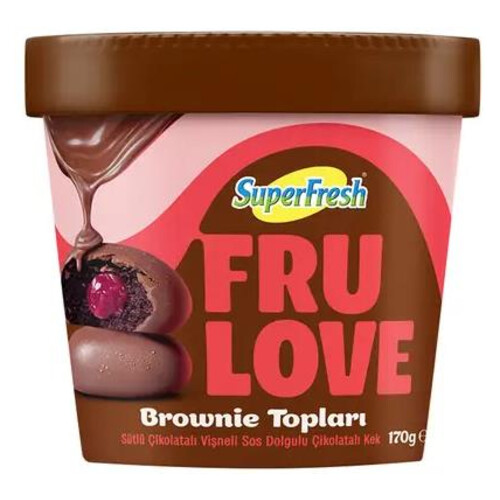Super Fresh Frulove Vişne Browni Tadında 170 Gr