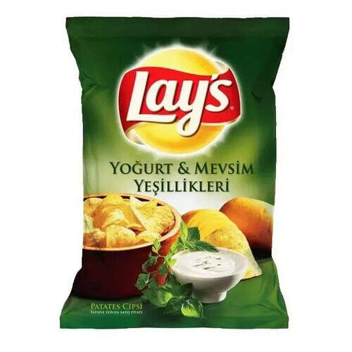 Lays Yoğurt Mevsim Yeşillikleri Çeşnili 104 Gr.