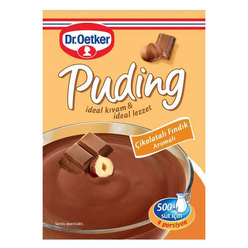 Dr. Oetker Çikolatalı Fındıklı Puding 102 Gr.