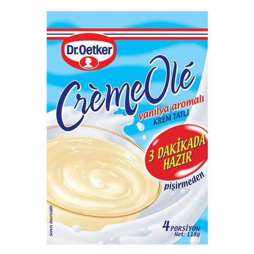 Dr. Oetker Creme Ole Vanilya Aromalı 110 Gr.