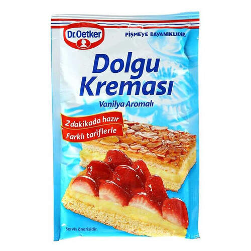 Dr. Oetker Vanilya Aromalı Pastacı Kreması 55 Gr.