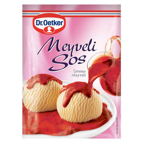 Dr. Oetker Meyveli Sos Ahududu Çilekli 80 Gr.