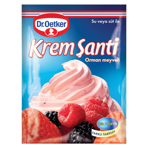 Dr. Oetker Orman Meyveli Krem Şanti 75 Gr.