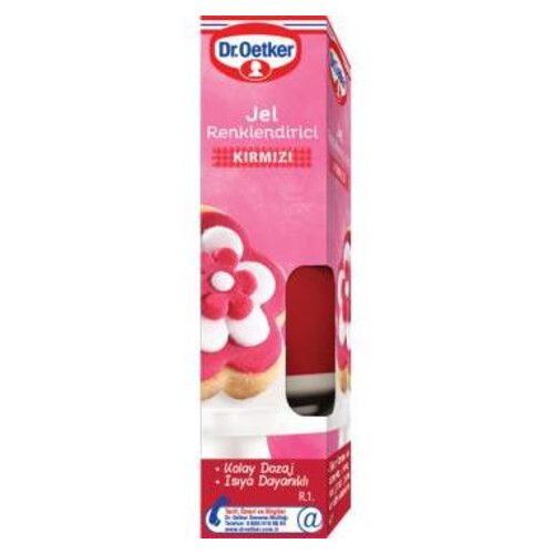 Dr Oetker Jel Renklendirici Kırmızı 10 Gr