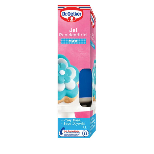 Dr Oetker Jel Renklendirici Mavi 10 Gr