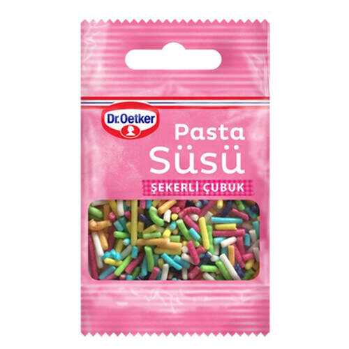 Dr. Oetker Şekerli Çubuk Pasta Süsü 10 Gr.