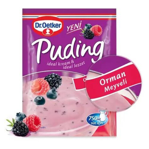 Dr Oetker Puding Orman Meyveli 81 Gr