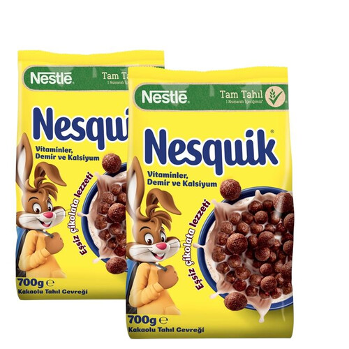 Nestle Nesquik Çikolatalı Gevrek 700gr+700gr