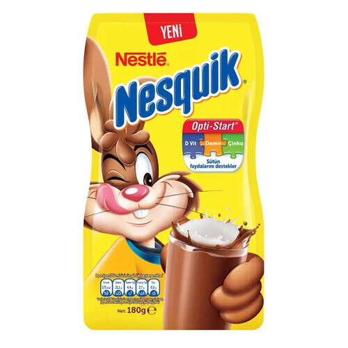 Nestle Nesquik Kakaolu Poşet 180 Gr.