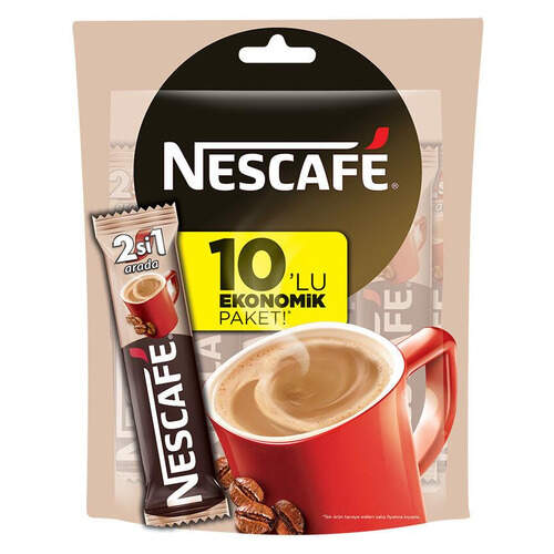 Nescafe 2'si 1 Arada 10'lu Paket