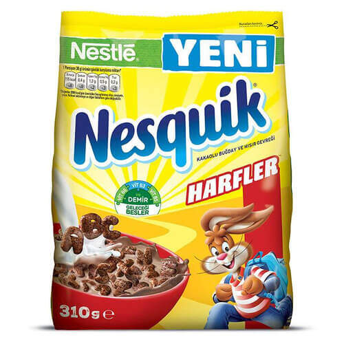 Nestle Nesquık Harfler 310 Gr.