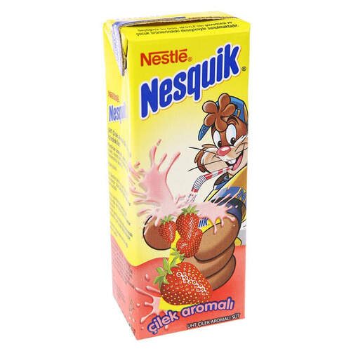 Nestle Nesquık Çilek Aromalı Süt 180 Ml.