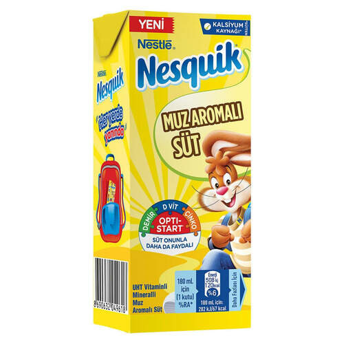 Nestle Nesquık Muzlu Süt 180 Ml.
