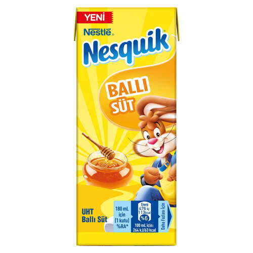 Nestle Nesquik Ballı Süt 180 Ml.