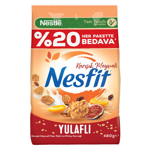 Nestle Nesfit %20 Karışık Meyveli 480 Gr.