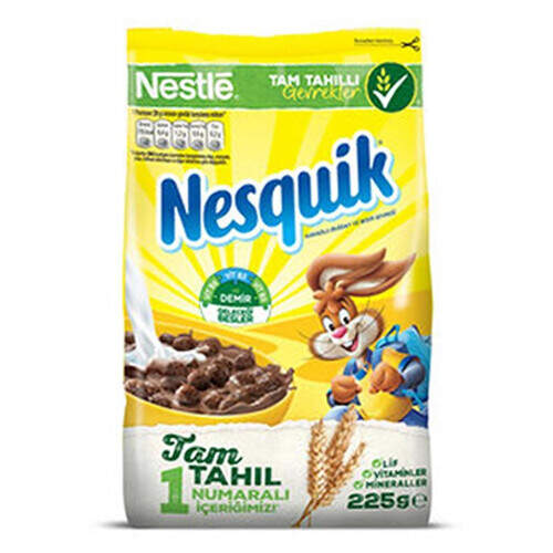 Nestle Nesquık Çikolatalı Gevrek 225 Gr.