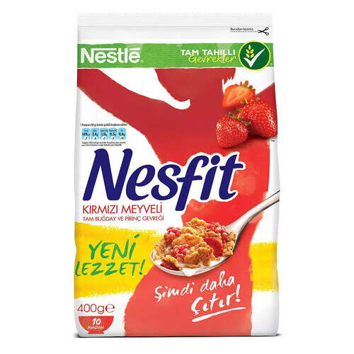 Nestle Nesfit Kırmızı Meyveler 400 Gr.