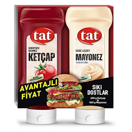 Tat 2 Li Ketcap+mayonez 650ml.