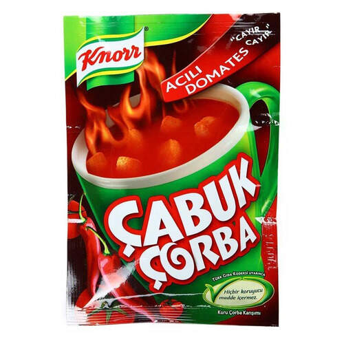 Knorr Çabuk Çorba Domatesli Acılı